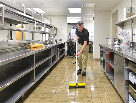 Commercial kitchen cleaning